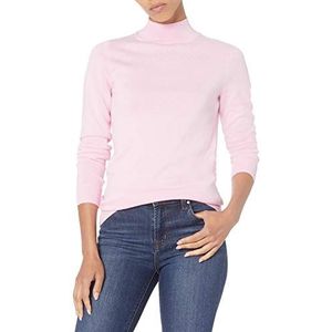 Amazon Essentials Lichtgewicht Mockneck Trui, Lichtroze,