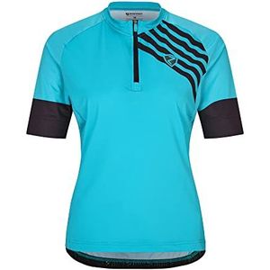 Ziener Naria Fietsshirt voor dames, mountainbike, racefiets, ademend, sneldrogend, elastisch, korte mouwen (1 stuk)
