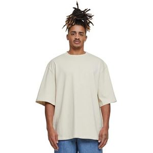 Build Your Brand Heren T-shirt Oversized Sleeve Tee Sand M, zand, M