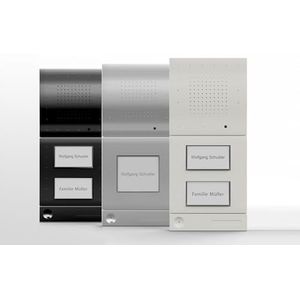 Doorline - Classic - Deurintercomsysteem - Zilver - Met Deuropener