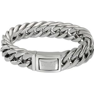 iXXXi Men Roestvrij stalen Heren armband Spain Zilver | 21cm