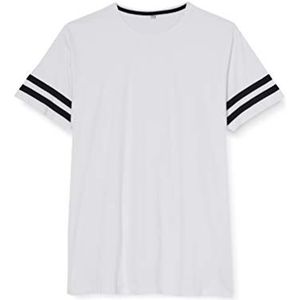 Build Your Brand By032-stripe Jersey Tee T-shirt voor heren
