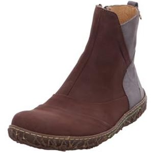 El Naturalista - N5450 - Enkellaarsjes - Bruin - Leren - Plat - Ritssluiting - Casual