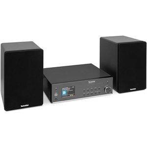 TechniSat DIGITRADIO 760 CD IR – compacte premium stereo-installatie (internetradio, DAB+, FM, cd-speler, 2 x 70 watt stereo, Bluetooth, Spotify hoofdtelefoonaansluiting, wekker, slaaptimer,