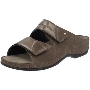 Berkemann Dames Finja Pantoffels, bruin/glitter, 36 1/3 EU, bruin glitter, 36.50 EU