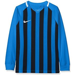 Nike Unisex T-shirt voor kinderen gestreept Division II Football Jersey met lange mouwen