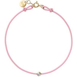 ICE Jewellery Diamond bracelet Cord Light pink 021101