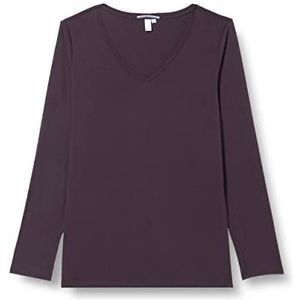 Q/S by s.Oliver Dames T-shirts lange mouwen, lila (lilac), XS