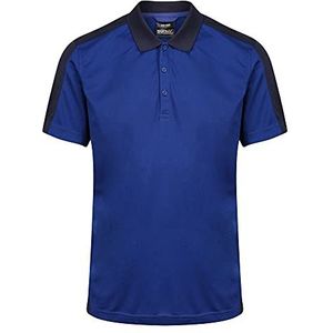 Regatta Professioneel Contrast Coolweave Wicking Polo Shirt, NewRoyal/Nvy, L