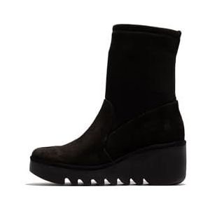 Fly London BOIK602FLY Fashion dameslaarzen, zwart, maat 35, Zwart, 35 EU