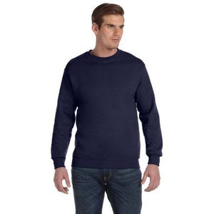 Gildan 50/50 Adult Crewneck Sweat Sweatshirt heren, Blauw (zwart), L