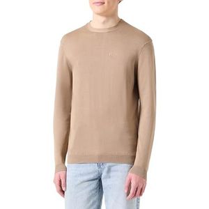 Replay Heren regular fit trui van katoen, 875 Military Khaki, S