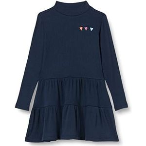 s.Oliver Junior Girl's jurk, kort, blauw, 92, blauw, 92 cm