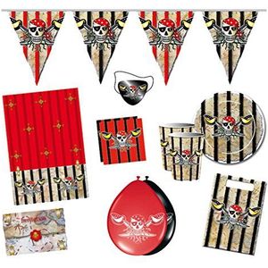 Folat 00227 - Kinderpartyset, Red Pirate
