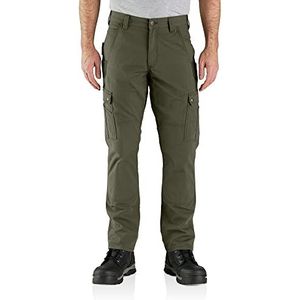 Carhartt Heren Rugged Flex Relaxed Fit Ripstop Cargo Work Utility Pants, basil, 33W / 34L