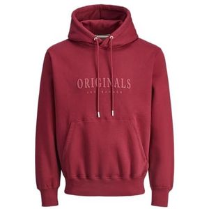 JACK & JONES Jorfrederiksberg Sweat Hood Spa, Tibetaans rood., XL
