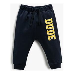 Koton Babyboys Trekkoord Jogger Katoenen Sweatpants, marineblauw (720), 6-9 Monate