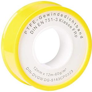 Fitters tape PTFE 12mtr gastec v schroefdraad afdichting
