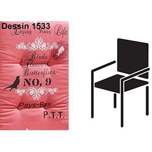 BEST 04101533 stoelkussen nieder STS 100 x 50 x 7 cm, D.1533