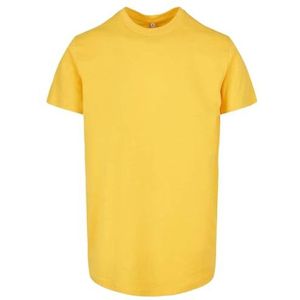 Build Your Brand Basic T-shirt met ronde hals voor heren, Taxi Geel, XL