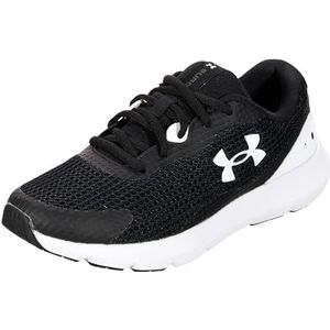 Under Armour UA W Surge 3, Sneakers dames, Black/White/White, 42 EU