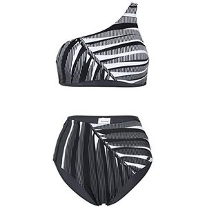 Fashy Bikiniset voor dames, zwart/wit, 46 / B