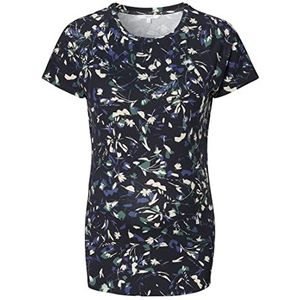 Noppies Maternity Dames Tee Nursing Short Sleeve Allover Print Kelso T-shirt, Blue Graphite-P334, S