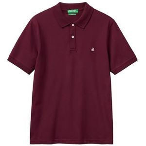 United Colors of Benetton - Maglia Polo M/M 3wg9u301z - Poloshirt - Rood