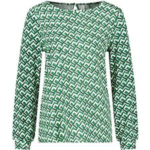 GERRY WEBER Edition Dames 870007-44106 T-shirt, groen print, 34, groen opdruk, 34