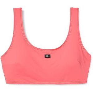 CALVIN KLEIN Vrouwen BRALETTE-RP Bralette, Roze (Dazzling Coral), 1XL, Roze (Dazzling Coral), XL