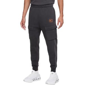 Nike Air Fleece Cargobroek voor heren, antraciet/safety orange, HM0180-061, M