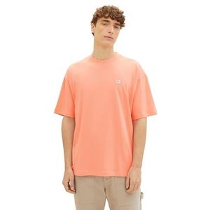 TOM TAILOR Denim T-shirt voor heren, 21237 - Clear Coral, XL
