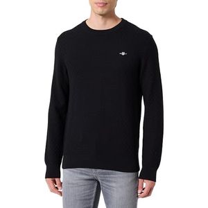 GANT - Trui - Zwart - Knitwear - Lange Mouw