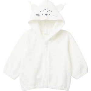 United Colors of Benetton Giacca M/L 39mfa501c cardigan, wit, 12 maanden baby jongen