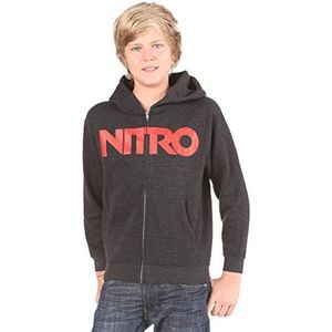 Nitro Kindersweatshirt met capuchon STANDAARD, houtskoolheather, S