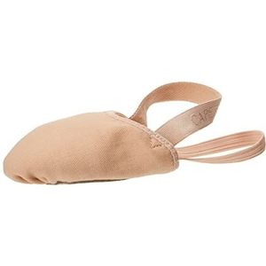 Capezio Canvas Pirouette ii Dance Shoe, Nude, X-Small/4-5.5 M US