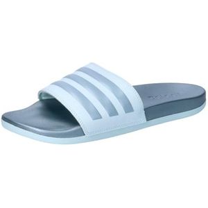 adidas Adilette Comfort Slides schuifsandalen voor dames, Halo Mint Magic Grey Met Halo Mint, 43 EU