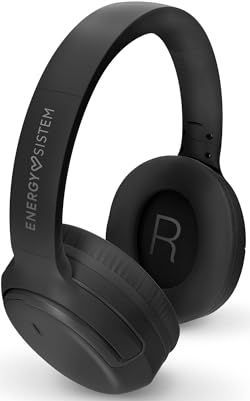 Energy Sistem Rizz Opvouwbare Bluetooth-hoofdtelefoon met 50 uur batterij, snel opladen, opvouwbaar design, diepe bas, multi-apparaataansluiting, spraakassistent en gemaakt van gerecycled kunststof.