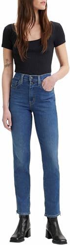 Levi's 724 Button Shank Pants voor dames, Alle zipped up, 31W x 30L