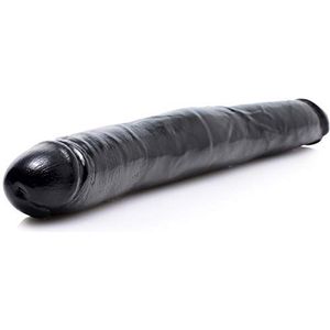 SexFlesh 17,5 inch zwarte realistische dubbele dong