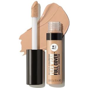 Revlon ColorStay Flex Wear Full Cover, Concealer met volledige dekking, met hoge dekking, verrijkt met hyaluronzuur en vitamine E, flexibele, langdurige textuur, 050 medium deep, 10 ml.