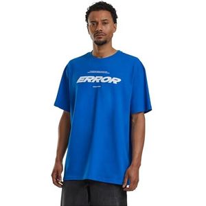 Mister Tee Upscale - Error Wording Oversize Heren T-shirt Blauw