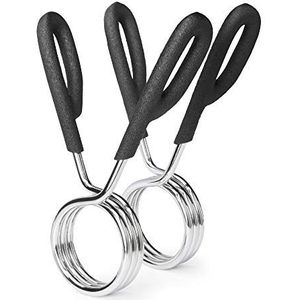 Marcy Gewichtheffen Accessoire Spring Clip Halsbanden voor 2 ""Olympische Gewicht Bar en Halterhandgrepen, Verkocht in paar, OBC-3