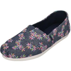 TOMS Alpargata Cloudbound instappers voor dames, Navy Multi Geborduurde Bloemen, 38 EU