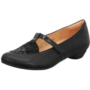 THINK! Dames Grace lederen voering pumps, zwart/combi 0010, 35 EU, zwart combi 0010, 35 EU