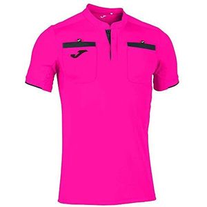 Joma T-shirt merk model korte mouw referee roze FL?OR roze fluor