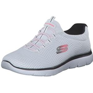 Skechers Dames SUMMITS DIAMOND DREAM Sneaker, Wit, 4 UK, Wit, 4 UK Wide