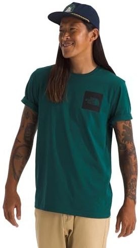 The North Face, Heren, Tops, Groen, Maat: S Katoen,