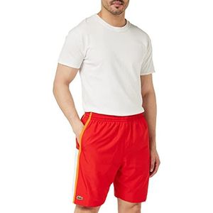 Lacoste GH314T Shorts, Corrida/White-Flashy Oran, XXL Heren, Corrida/White-Flashy Oran, XL