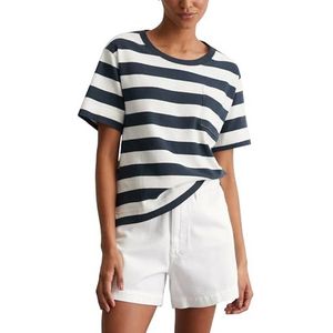 MARC OPOLO - Gestreept T-shirt - Biologisch Katoen - Losse Pasvorm